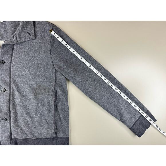 James Perse Standard Button Front Cardigan Sweater Men’s Size 4 XL Grey USA - Picture 7 of 12
